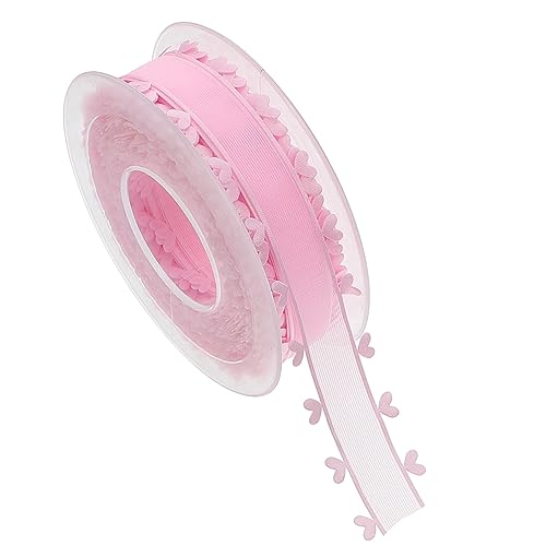 Tofficu Schleife ribbon bandfeile wedding decoration gehrungsschere present box Geschenkverpackungsband Zuhause Satinband Nähband Geschenkzubehör Geschenkband selber machen Polyester Rosa von Tofficu