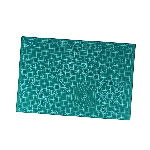 Tofficu Schneidematte Pads 24x36 Nadelkissen aus Zinn cutting mat working pad bastel unterlage bastelmatte bastelunterlage bastelbedarf rutschhemmer selbstheilende Matte Green von Tofficu