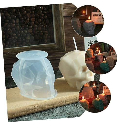 Tofficu Skull Resin Silikonform für DIY Kerzen Gießen Geometrische Schädelform für Halloween Epoxidharz Wachs Seife Einfache Handhabung Leicht Vielseitig Tofficu Skull Resin Silikonform für DIY Kerzen Gießen Geometrische Schädelform für Halloween Epoxidharz Wachs Seife Einfache Handhabung Leicht Vielseitig von Tofficu