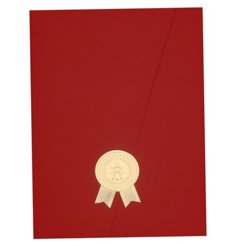 Tofficu Zertifikatsinhaber quadratischer Stift Schwimmbad Quaste schicke Umschläge Zeremonie aktenordner Inhaber des Papierpreises Papier-Award-Cover Urkundenhülle aus Papier Preisträger von Tofficu