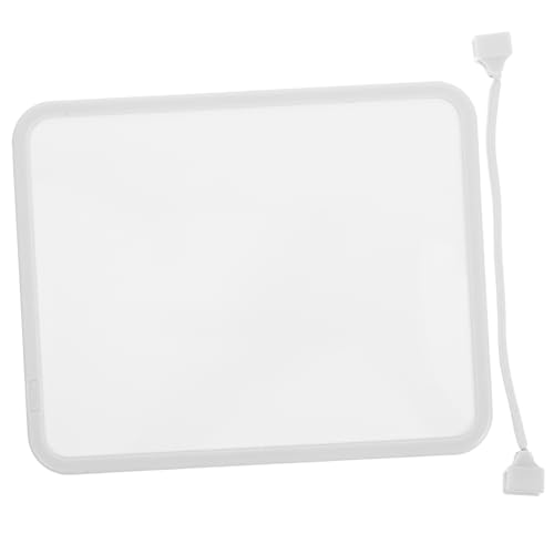 Tofficu hängendes Whiteboard kleine magnettafel kreative wanddekoration Selbstklebendes Whiteboard für die Wand Trockenlöschbrett für den Kühlschrank Whiteboard-Klemmbrett Malplatte Beige von Tofficu