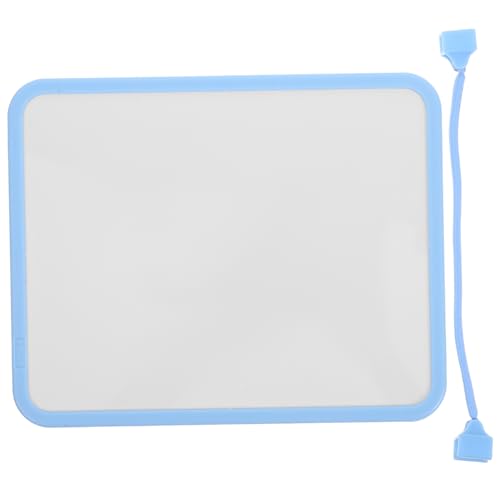 Tofficu hängendes Whiteboard schreibtafel kleine magnettafel kleine Wandtafel Message Board whiteboard für winzige weiße Tafel Mini-Whiteboards Whiteboard-Klemmbrett Abs Blue von Tofficu