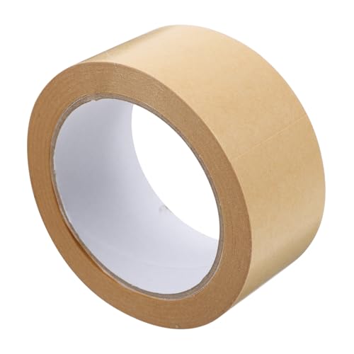 Tofficu wasserfreies Kraftband Maskierungsspender Folie Washi Tape Papier doppelt Plakatband stärken verpackungen Verstärkung klebeband zubehör für Rahmen geklebt reißbares Kraftdichtband von Tofficu