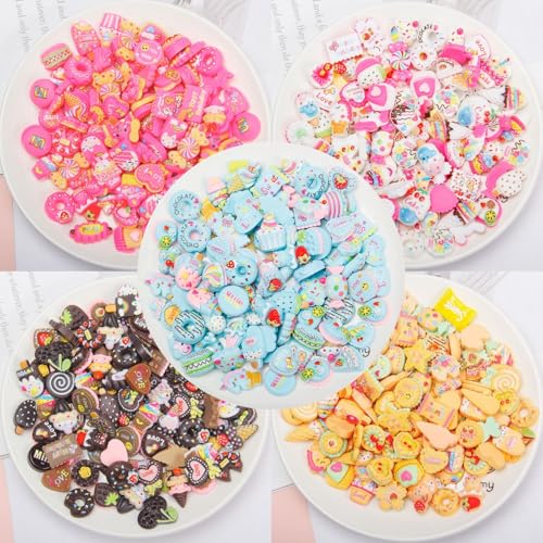 100 Stück Super Niedlich Slime Charms, Cute Slime Charms Mixed Set, Kawaii Nagel Charms, Kuchen/EIS/Donut/Keks/Brot/Süßigkeiten-Dekorationen Eignen Sich für Bastelarbeiten und Scrapbooking 100 Stück Super Niedlich Slime Charms, Cute Slime Charms Mixed Set, Kawaii Nagel Charms, Kuchen/EIS/Donut/Keks/Brot/Süßigkeiten-Dekorationen Eignen Sich für Bastelarbeiten und Scrapbooking von Tokaneit