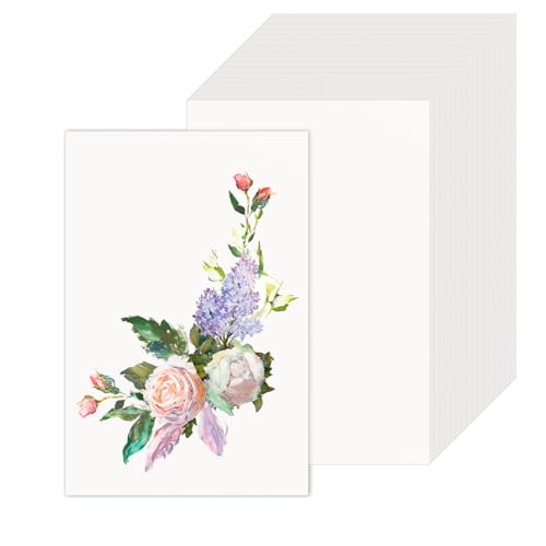 100 Stück Karteikarten A6 Blanko,15x10cm 250g/m²WeißE Moderationskarten, Blanko Karten Zum Selbstgestalten, DIY Karten Blanko für Postkarten GrußKarten Hochzeitskarte von Tolenre