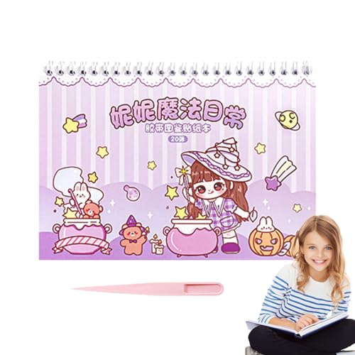 Ästhetische Belohnungsaufkleber, niedliche Aufkleber, Scrapbook Cartoon Mädchen Aufkleber Set, Prinzessin Aufkleber, klare Aufkleber für Laptops, Sammelalben, Journaling, Telefonhülle, Raum von Toliya