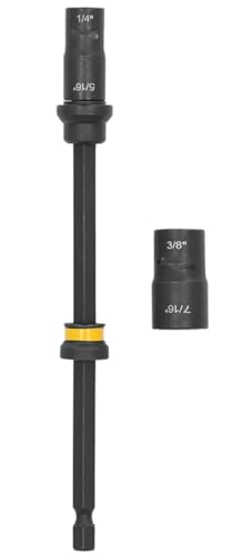 Tolxh #DWADENDEXT-2 15,2 cm 4-in-1 Doppelend-Mutter-Treiber, Schlagbohrschrauber-Bit, Elektrowerkzeug-Zubehör, Qualität, langlebig, Ersatzteile für Dewalt Tolxh #DWADENDEXT-2 15,2 cm 4-in-1 Doppelend-Mutter-Treiber, Schlagbohrschrauber-Bit, Elektrowerkzeug-Zubehör, Qualität, langlebig, Ersatzteile für Dewalt von Tolxh