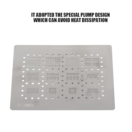 Universal-Schablonen, Netzschablonen, Nützlich, Praktisch, 6-in-1-Design für BGA153/162/169/186/221/254/EMMC von Tomantery