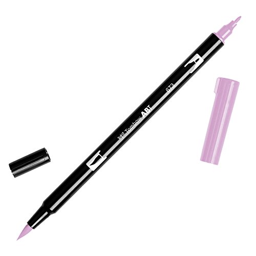 Tombow ABT-673 Fasermaler ABT Dual Brush Pen mit zwei Spitzen, orchid, AB-T673, 673 - orchid 1 Stück (1er Pack) von Tombow