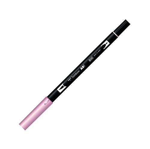 Tombow ABT-800 Fasermaler Dual Brush Pen mit zwei Spitzen, pale pink von Tombow