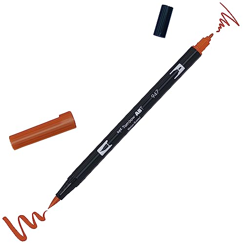 Tombow ABT-947 Fasermaler Dual Brush Pen mit zwei Spitzen, burnt sienna von Tombow