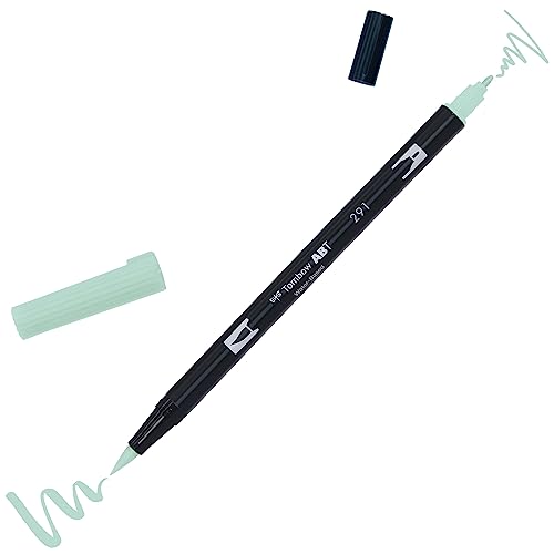 Tombow ABT Dual Brush Pen, ABT-291, Stift mit zwei Spitzen, perfekt fürs Hand Lettering und Bullet Journal, wasservermalbar, alice blue von Tombow