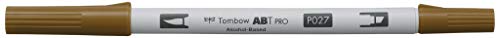 Tombow ABTP-027 Alkoholbasierter Marker ABT PRO zwei Spitzen dark ochre von Tombow