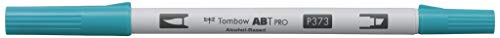 Tombow ABTP-373 Alkoholbasierter Marker ABT PRO zwei Spitzen sea blue von Tombow