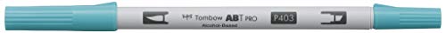 Tombow ABTP-403 Alkoholbasierter Marker ABT PRO zwei Spitzen bright blue von Tombow