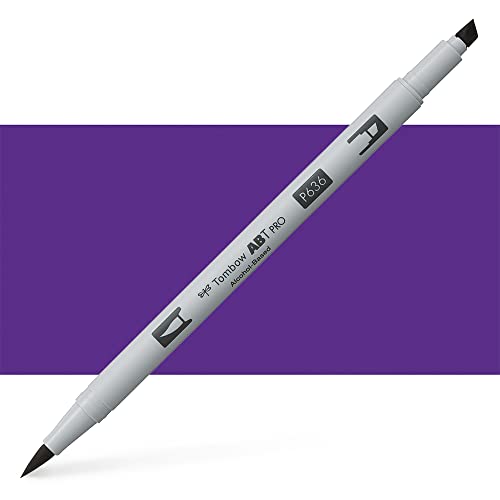 Tombow ABTP-636 Alkoholbasierter Marker ABT PRO zwei Spitzen imperial purple von Tombow