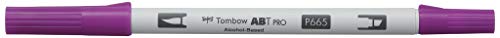 Tombow ABTP-665 Alkoholbasierter Marker ABT PRO zwei Spitzen purple von Tombow