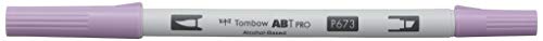 Tombow ABTP-673 Alkoholbasierter Marker ABT PRO zwei Spitzen orchid von Tombow