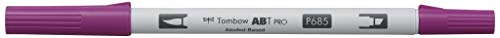 Tombow ABTP-685 Alkoholbasierter Marker ABT PRO zwei Spitzen deep magenta von Tombow