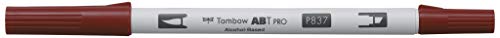 Tombow ABTP-837 Alkoholbasierter Marker ABT PRO zwei Spitzen wine red von Tombow