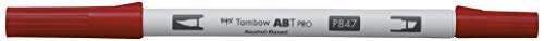 Tombow ABTP-847 Alkoholbasierter Marker ABT PRO zwei Spitzen crimson von Tombow