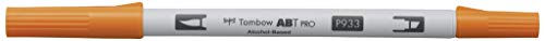 Tombow ABTP-933 Alkoholbasierter Marker ABT PRO zwei Spitzen orange von Tombow