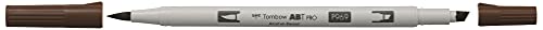 Tombow ABTP-969 Alkoholbasierter Marker ABT PRO zwei Spitzen chocolate von Tombow