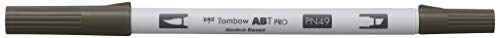 Tombow ABTP-N49 Alkoholbasierter Marker ABT PRO zwei Spitzen warm gray 8 von Tombow