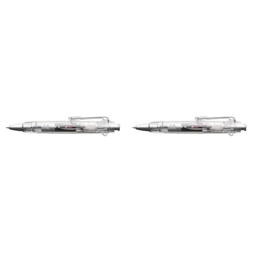 Tombow BC-AP20 Kugelschreiber Air Press Pen mit innovativer Druckluftechnik, transparent, 1 Stück (2er Pack) von Tombow