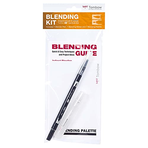 Tombow 56182 BLENDING-KIT, 4 in 1 Set zum Vermischen von wasserbasierten, Fasermalern von Tombow