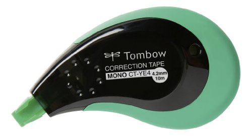 Tombow CT-YE4 Korrekturroller, ergonomisch geformt, 4.2 mm x 10 m, geblistert von Tombow