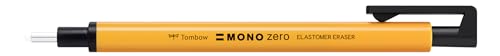 Tombow Präzisionsradierer MONO zero neon orange, nachfüllbar, pvc frei, latexfrei, runde Spitze, Durchmesser 2,3 mm [EH-KUR56] von Tombow