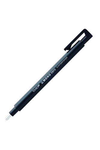 Tombow Halter Radiergummi, Mono Zero Round Sharpe Black (EH-KUR11) von Tombow