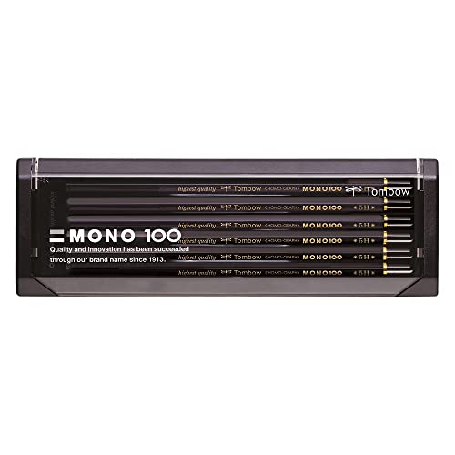 Tombow MONO-100-5H Bleistift Mono 100 Härtegrad 5H, 12-er Set von Tombow