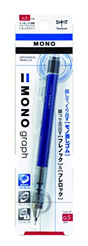 Tombow SH-MG41-BS Druckbleistift Mono Graph, blau von Tombow