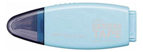 Tombow PN-CP41-B Kleberoller Mini Power Tape, 8.4 mm x 7 m, hellblau von Tombow