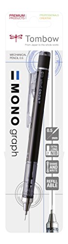 Tombow SH-MG11-BS Druckbleistift Mono graph, schwarz von Tombow