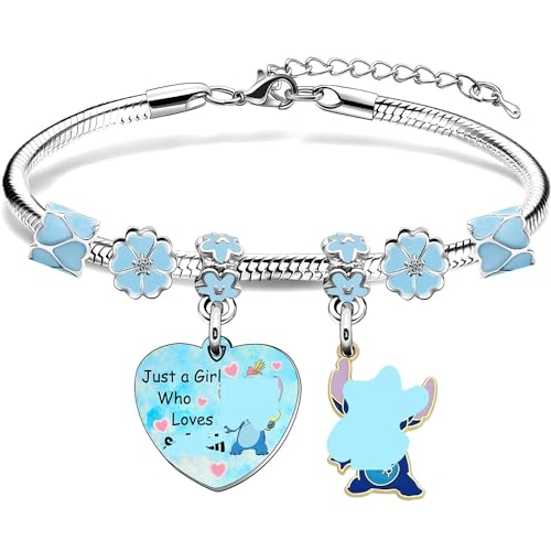 Tomicy Cartoon Armband Verstellbares Bettelarmband Blau Freundschaftsarmband, Blau Armband, Verstellbar Armbänder, Geschenk Für Mädchen, Jungen von Tomicy