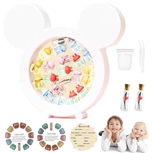 Tomuvpzn Zahndose Zahnbox,Aufbewahrungsbox für Baby Zähne Baby Geschenke zur Geburt,Mädchen Jungen Souvenir Box,Die Vorlieben von Kindern haben dekorative Effekte,Milchzahndose Souvenir Box von Tomuvpzn