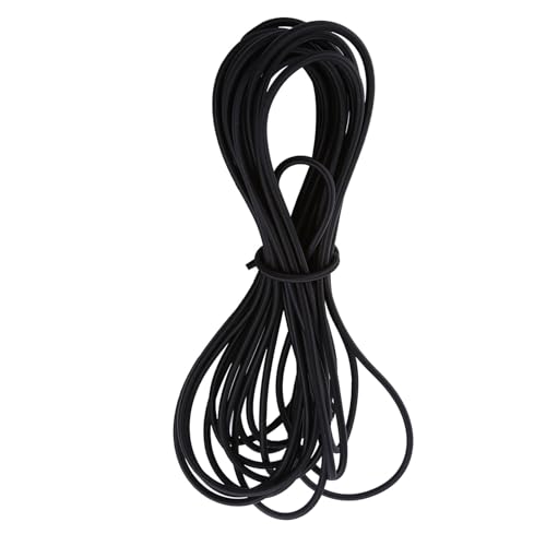 Starkes Elastisches Bungee-Seil, Stoßschnur, Zur Befestigung von -Schmuck, Schwarz, 10 Mm, 10 M (5mm 10M) von Tomvorks