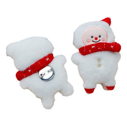 Tongyanji Weihnachtsnadeln Abzeichen Weihnachtsmann Brosche Schneemann Abzeichen Brustnadel Weihnachtsbrosche Weihnachtsbaum Anstecknadeln Für Kinder von Tongyanji