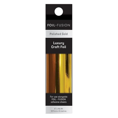 Craft Perfect Foil Fusion 5"X16.4 ft-Polished Gold von Tonic Studios