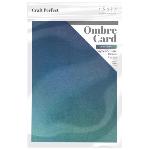 Craft Perfect Under The Sea Ombre-Glitzer-Karte von Tonic Studios