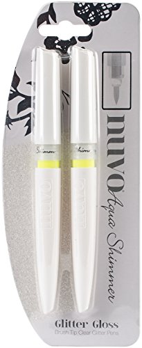 Nuvo by Tonic Studios Aqua Shimmer 2 Pack, Other, Clear, 2 Stück (1er Pack) von Tonic Studios