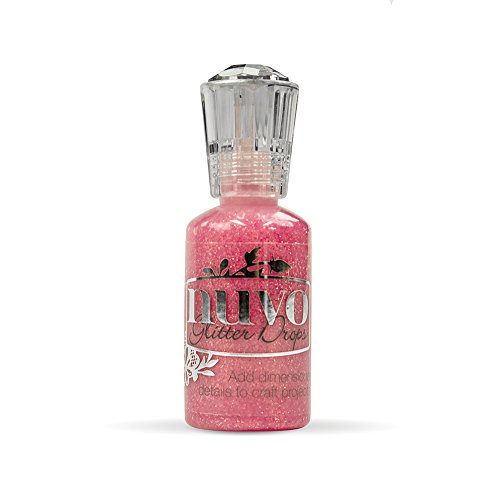 Nuvo by Tonic Studios Nuvo Glitzertropfen – Sherbert Shimmer, 3D Glue, Pink, 8x3x3 cm von Tonic Studios