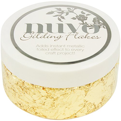 Nuvo by Tonic Studios Nuvo Metallflocken – Radiant Gold (200 ml), Powder, 9x9x5 cm von Tonic Studios