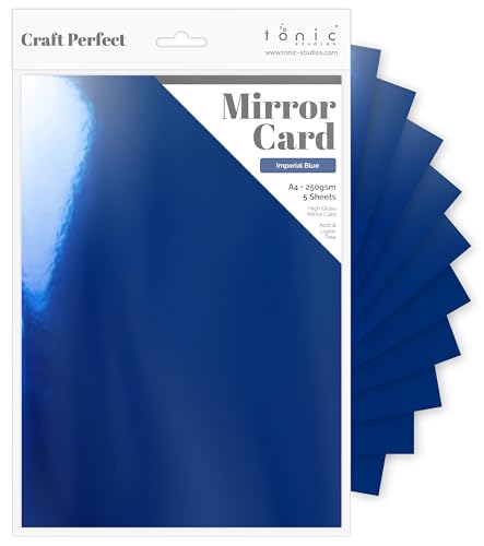 Tonic Studios Craft Card, Imperial Blue, A4 von Tonic Studios