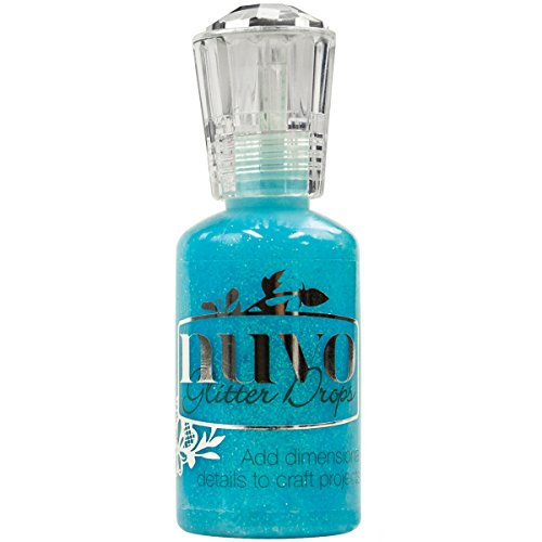 Tonic Studios Nuvo Glitzer Drops-Blue Lagune, andere, Mehrfarbig von Tonic Studios