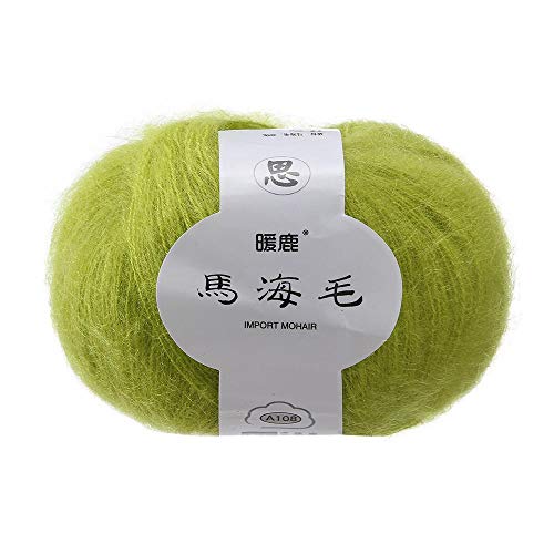 Tonsee Mohair Wolle Garn Baumwolle Roving DIY Schal Stricken Wolle Garn Dicke Warme Mode Mütze Haushalt Weich Bequem Stricken Mehrfarbig Wolle Roving gestrickte Decke für Valentinstag (24) von Tonsee Haushalt & Wohnen