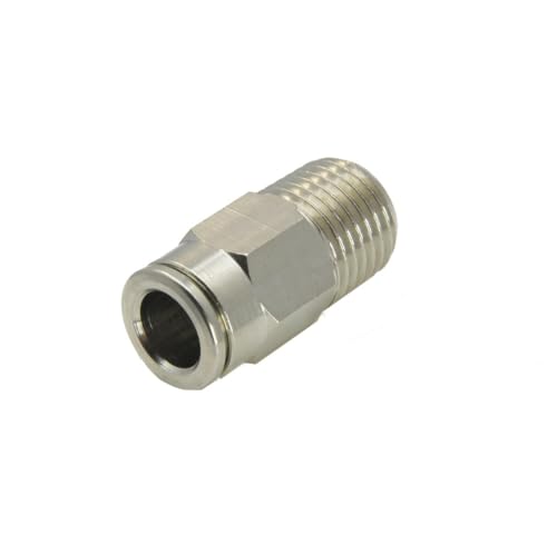 IQS gerade Steckverschraubung mit zylindrischem Gewinde G 1/4" - 8mm Material Edelstahl von ToolNerds